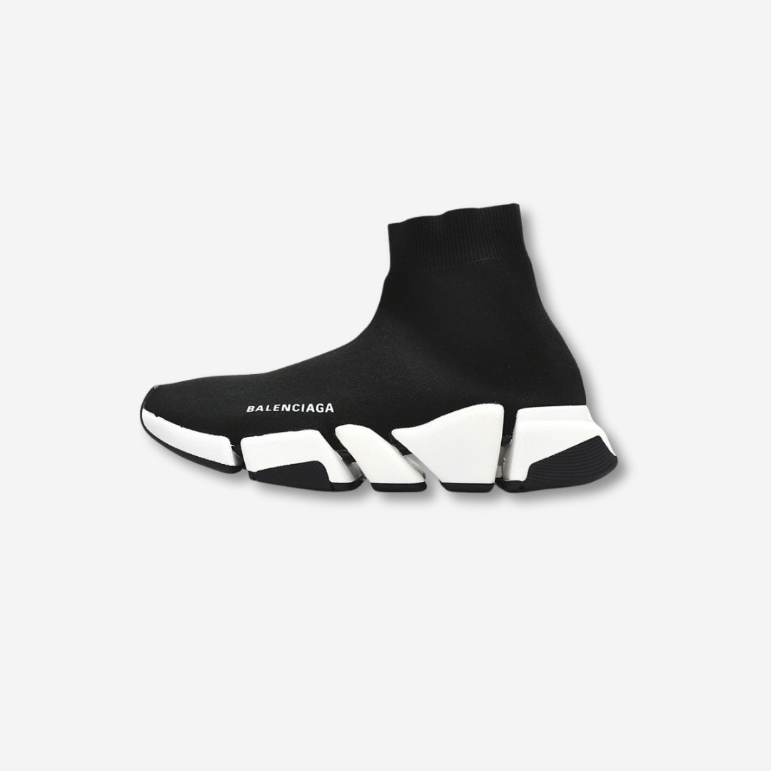 Balenciaga Speed 2.0 Sneaker Black White