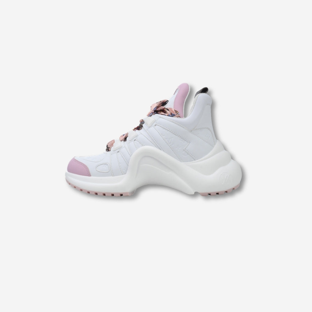 Louis Vuitton Archlight Sneakers White and Pink