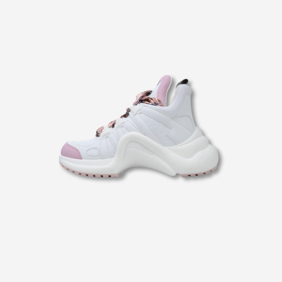 Louis Vuitton Archlight Sneakers White and Pink