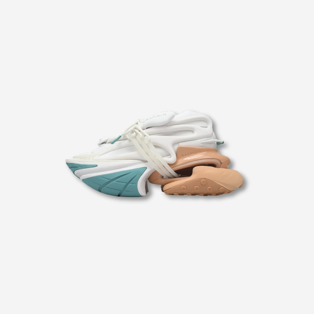 BALMAIN Multikolor Buty sportowe White Green Orange