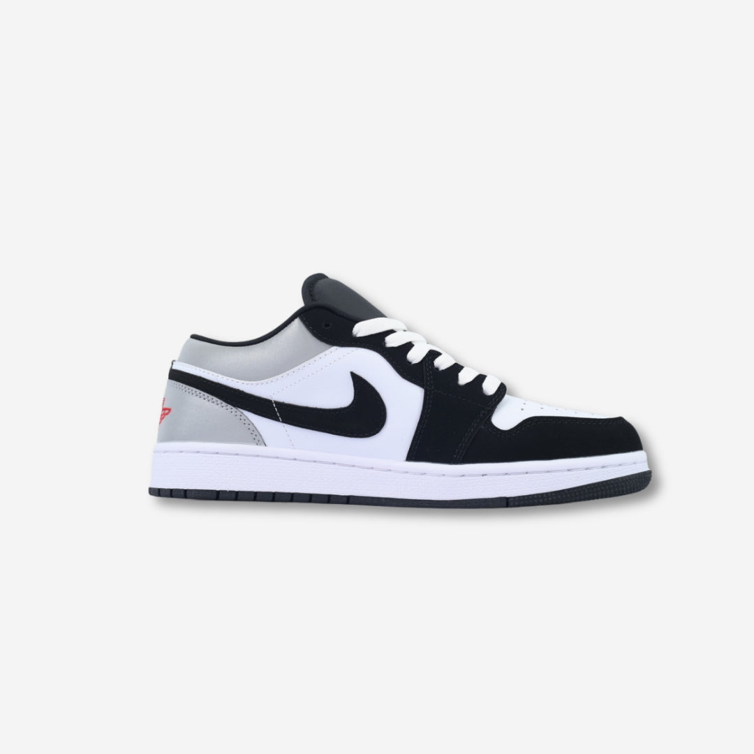 Air Jordan 1 Low 'White Fire Red Black Matte Silve