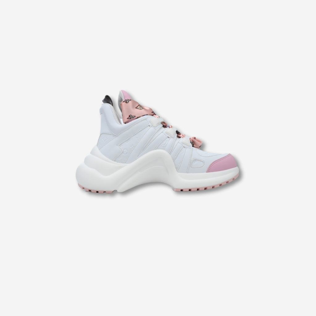 Louis Vuitton Archlight Sneakers White and Pink