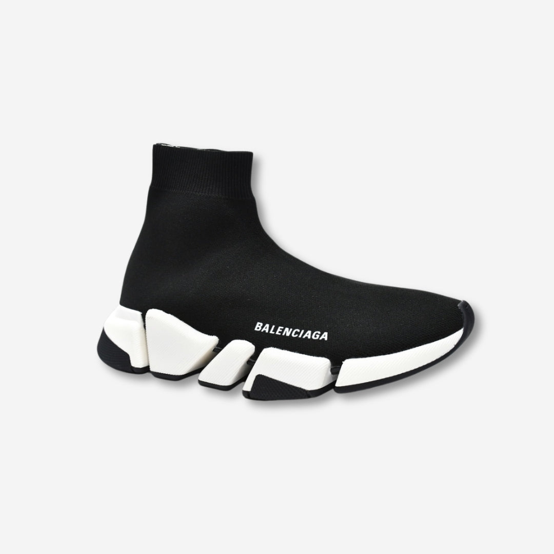 Balenciaga Speed 2.0 Sneaker Black White
