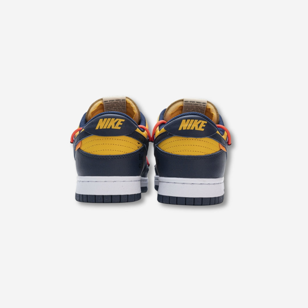 OFF WHITE X Nike Dunk SB Low White Michigan