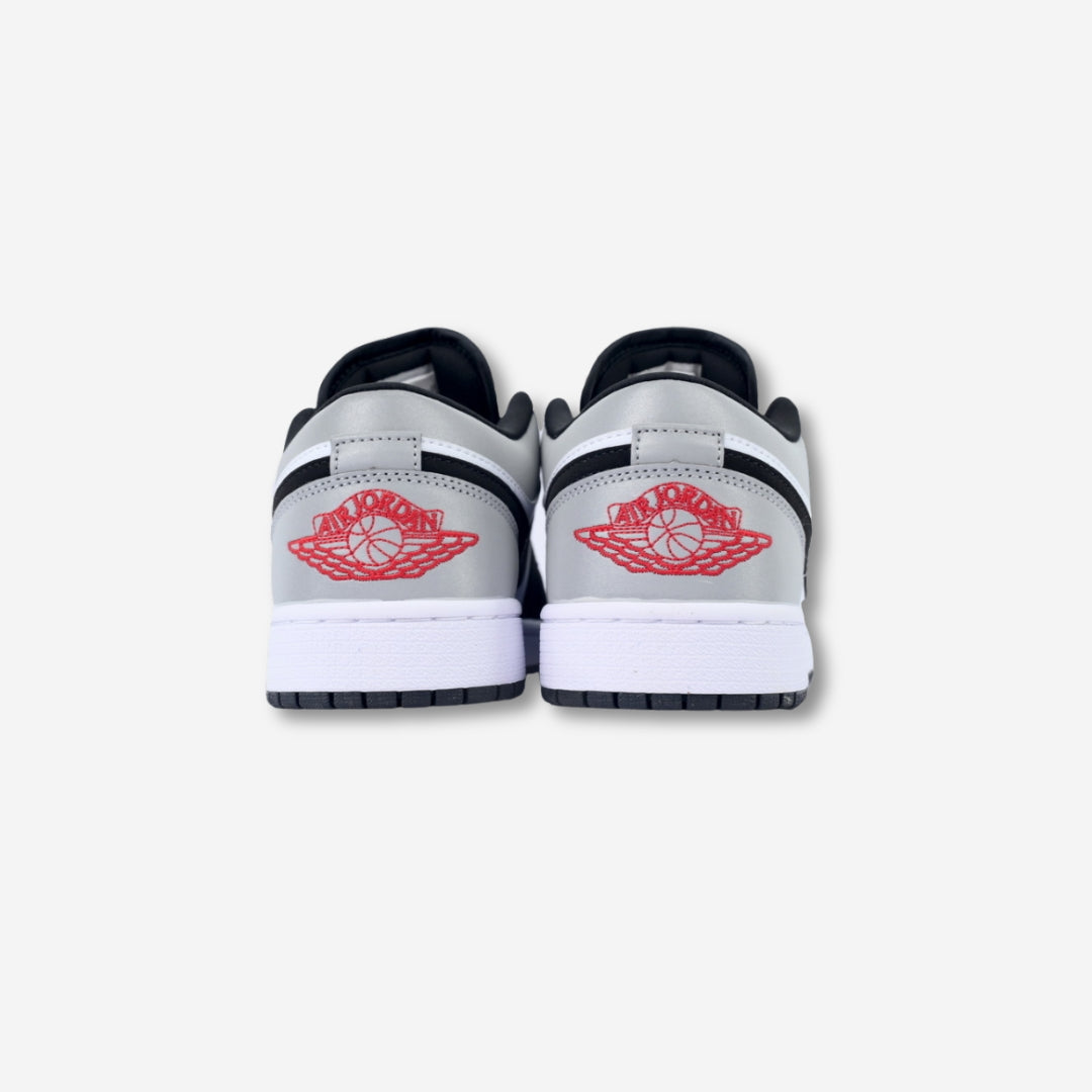 Air Jordan 1 Low 'White Fire Red Black Matte Silve