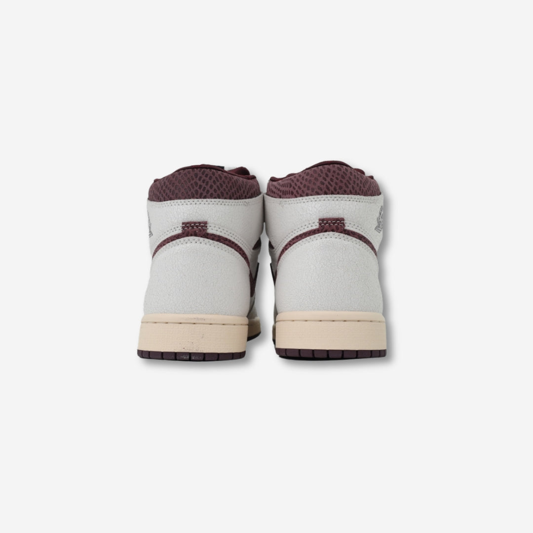 Air Jordan 1 High OG Grey Brown Snake Pattern