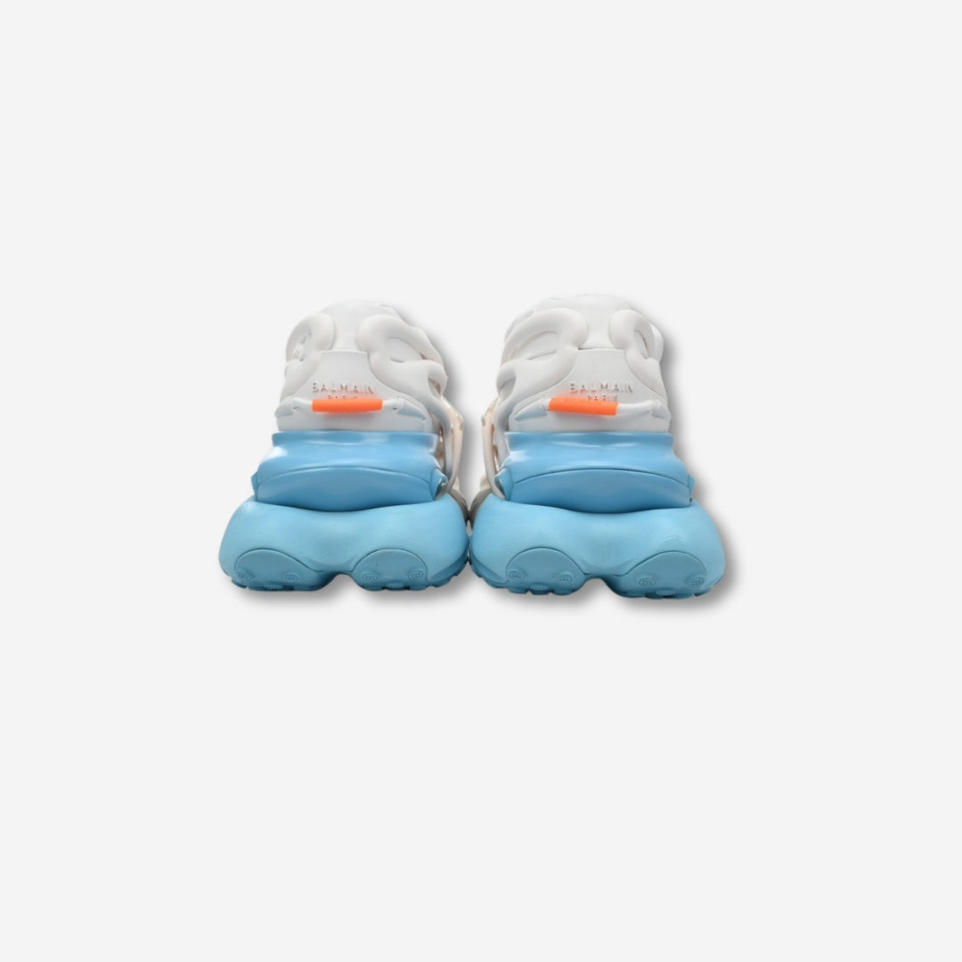 BALMAIN Multikolor Buty sportowe White Blue