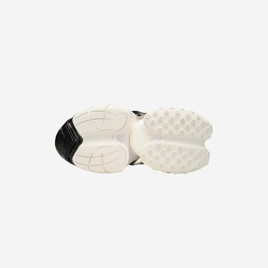 BALMAIN Multikolor Buty sportowe White and Black